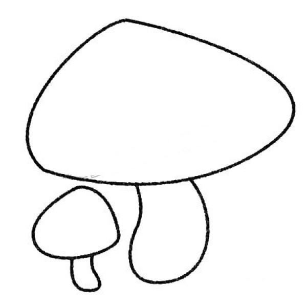 Mushroom simple drawing tutorial