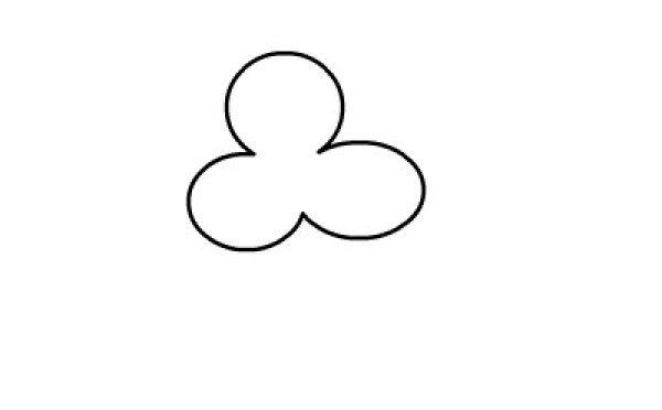 How to draw a clover with simple strokes