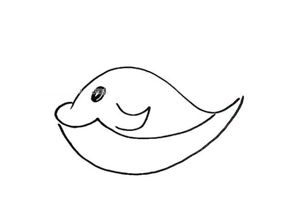 Simple whale drawing tutorial