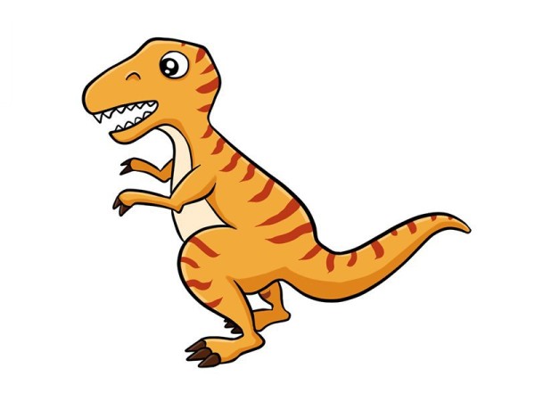 Tyrannosaurus rex simple strokes