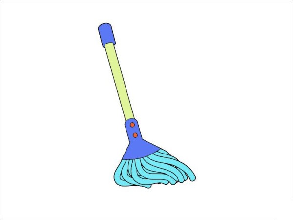 Simple strokes of mop