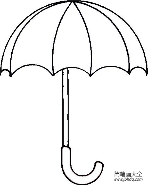 5 exquisite simple drawing pictures of umbrellas