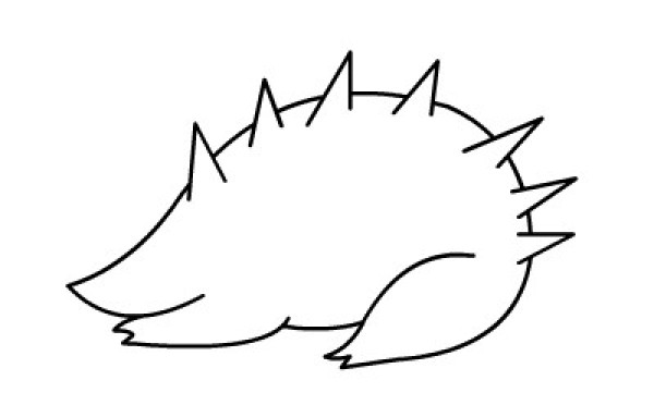 Simple drawing animation tutorial: little hedgehog