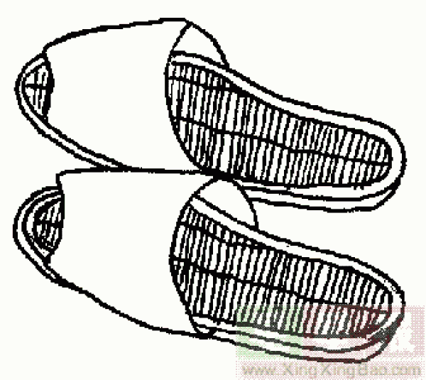 Simple drawing of shoes, simple drawing of high heels