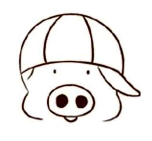 Simple picture of McDull avatar for children