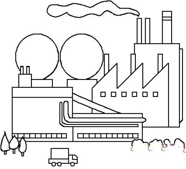 Simple drawing method of power plant