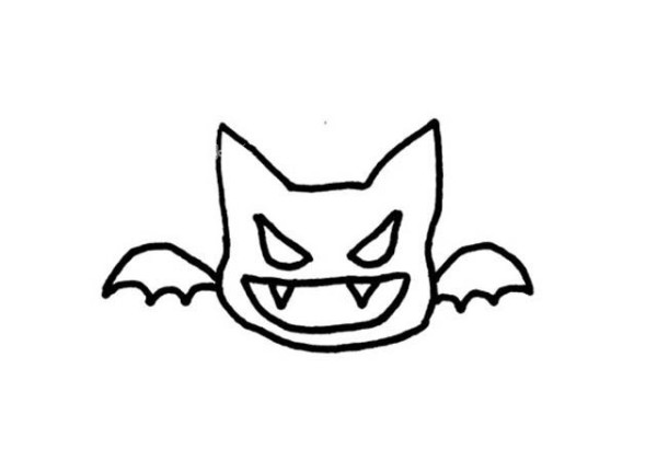 4 simple bat drawing pictures