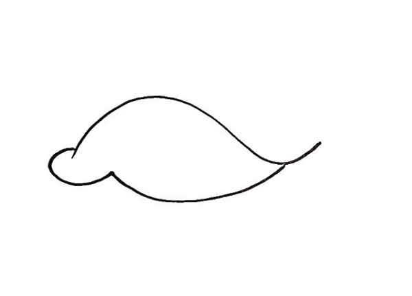 Simple whale drawing tutorial