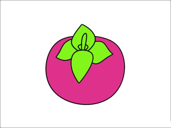 How to draw mangosteen