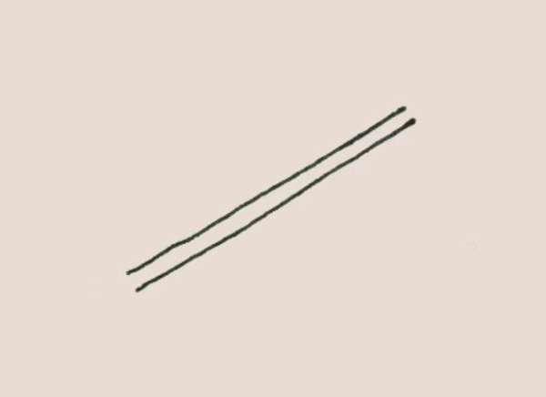 How to draw chopsticks in simple strokes