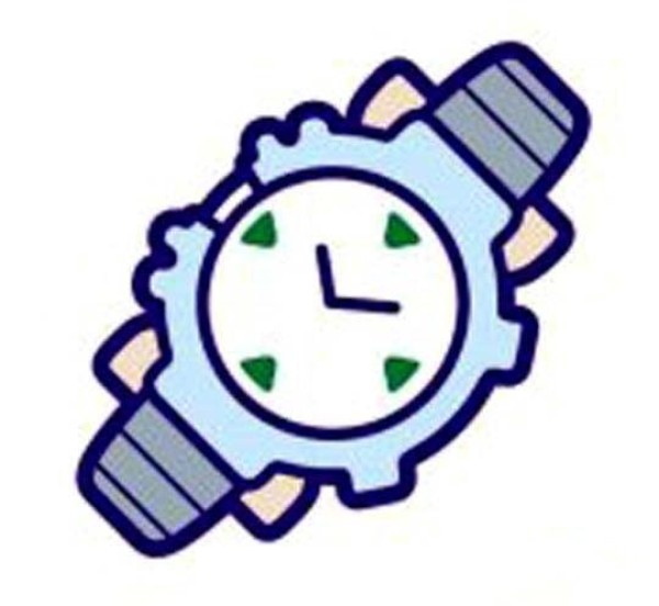 A complete collection of pictures of childrens simple drawings of colored watches