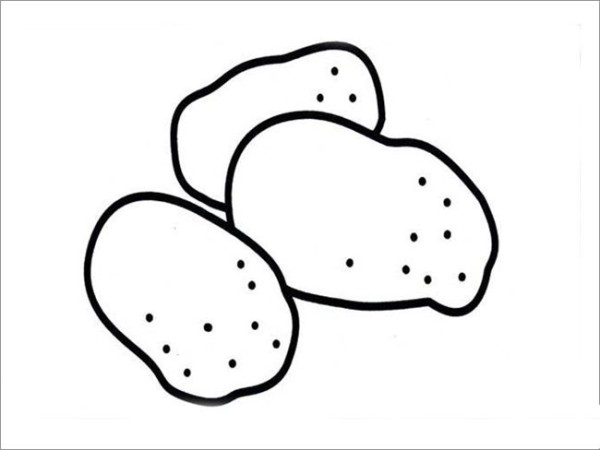 How to draw potatoes