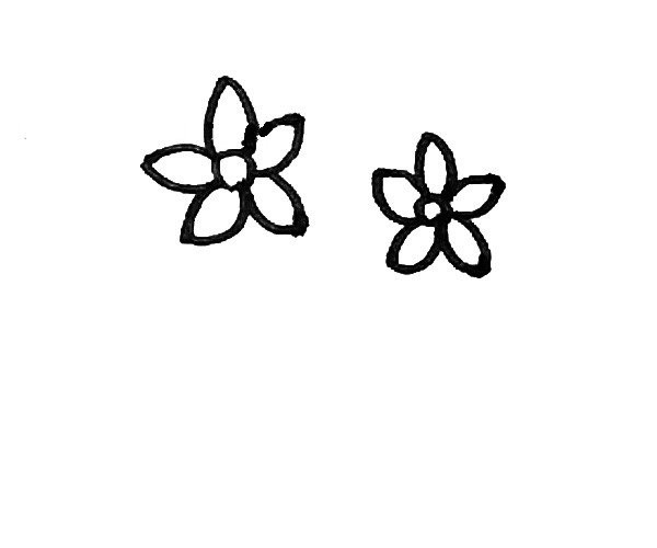 Learn to draw simple daffodils