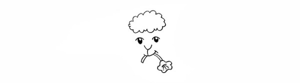 How to draw a little sheep