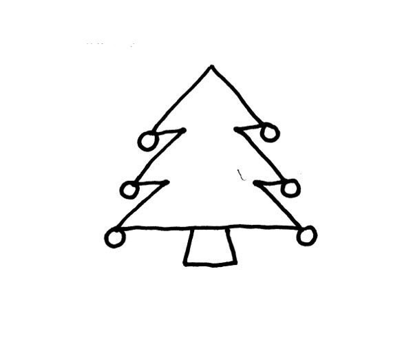 5 simple drawing pictures of pine trees