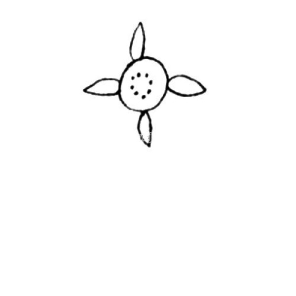 Beautiful sunflower simple drawing tutorial