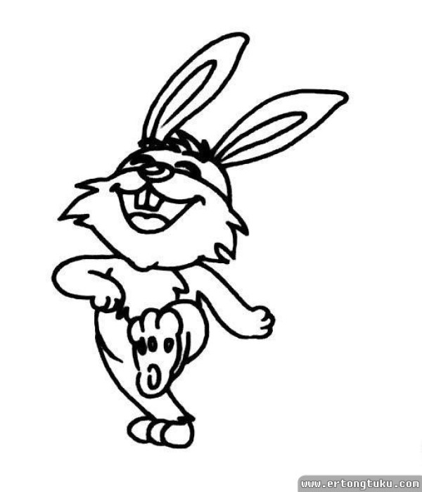 Cute Cartoon Rabbit Simple Drawing Collection