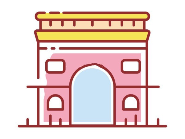 9 simple drawing pictures of world-famous buildings