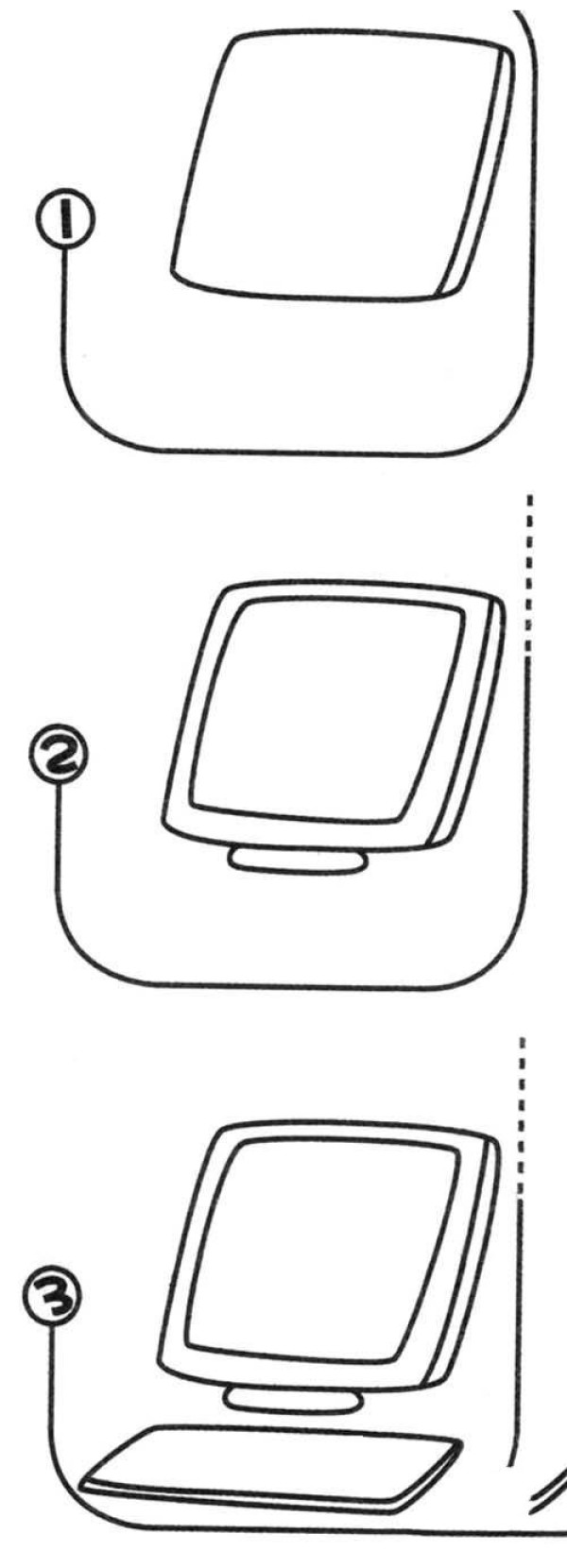 A comprehensive collection of simple drawings about computers in kindergarten: How to draw a computer