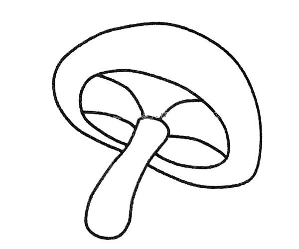 6 simple drawing pictures of mushrooms