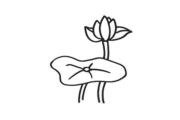 How to draw lotus in simple strokes