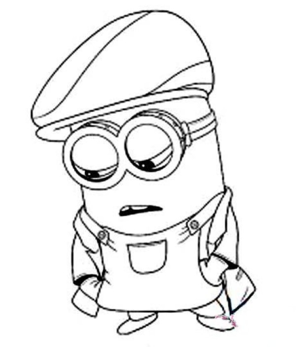 Simple drawing pictures of Minions: The Lost Minions