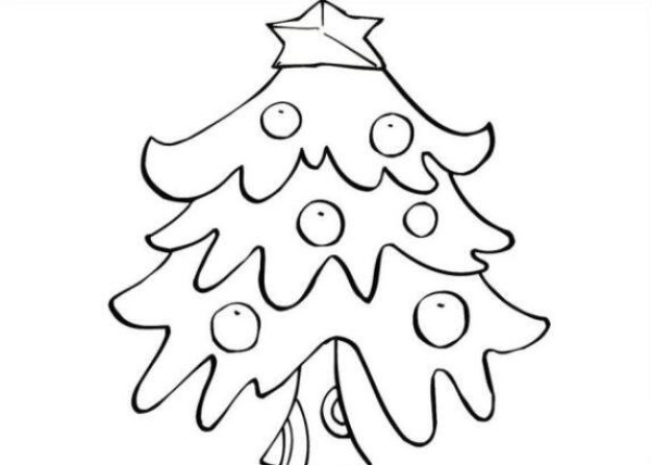 Super simple drawing method of Christmas tree