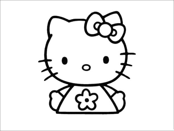 How to draw Hello Kitty