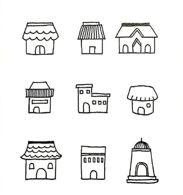 How to draw 81 houses