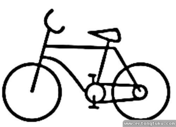 Collection of creative simple strokes of bicycles