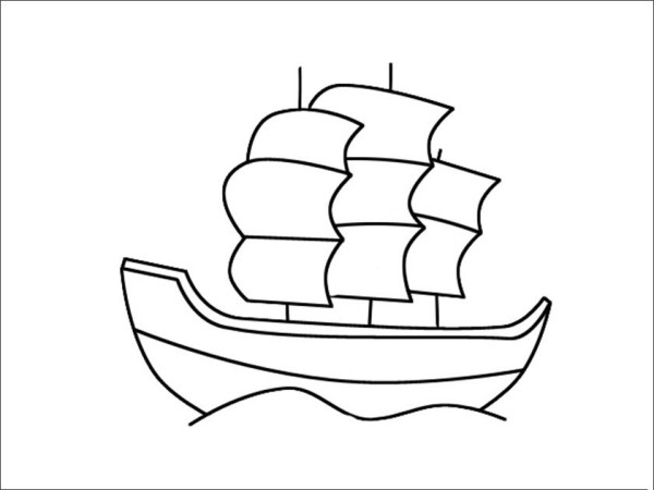 How to draw a sailboat