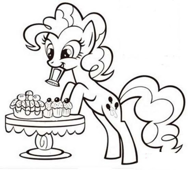 My Little Pony Pinkie Pie simple drawing pictures