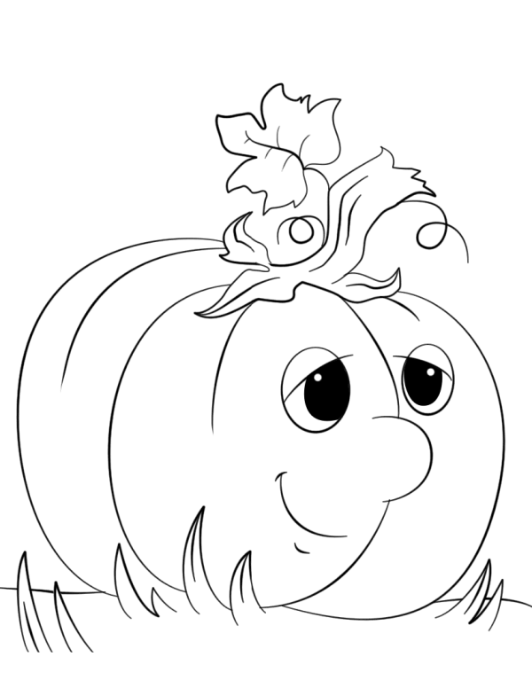 Cute cartoon pumpkin