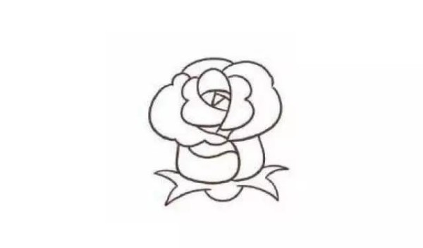 Simple drawing tutorial｜Pink roses