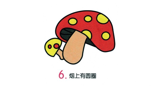 Learn to draw mushrooms step by step