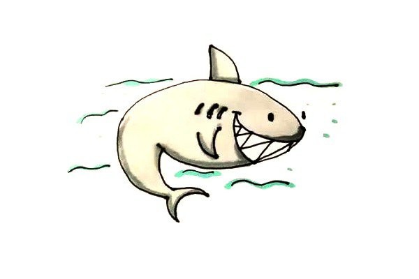 Learn to draw a shark