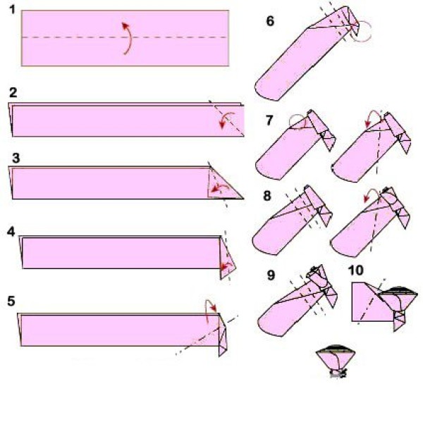 A complete collection of origami rose methods How to fold a rose