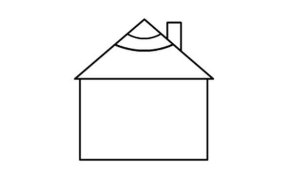 Childrens simple drawing tutorial - how to draw a small house