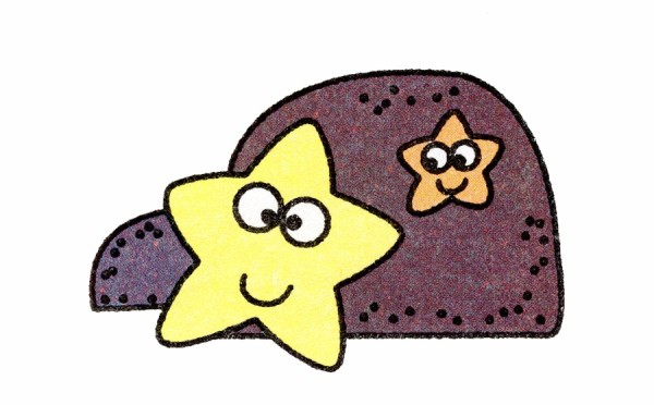 Tutorial on how to draw cartoon starfish in simple strokes