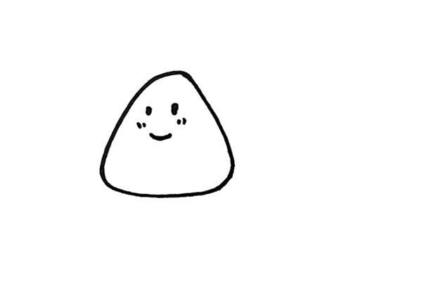 Cartoon rice dumpling simple strokes