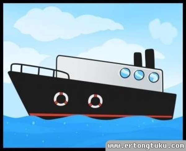 Yacht simple drawing tutorial How to draw a yacht