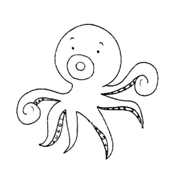 How to draw animals Octopus