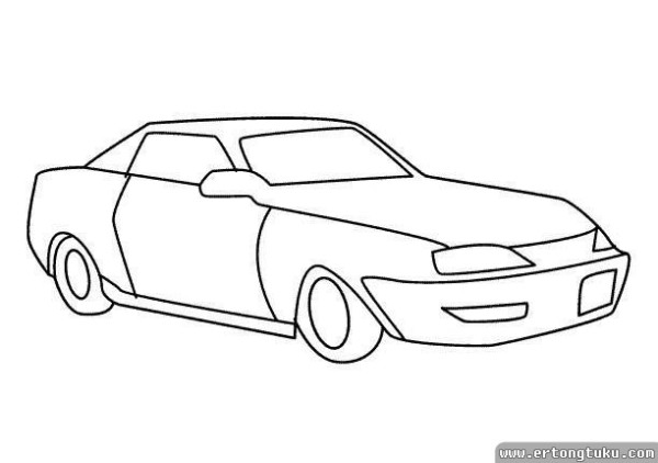 Cartoon car simple drawing tutorial