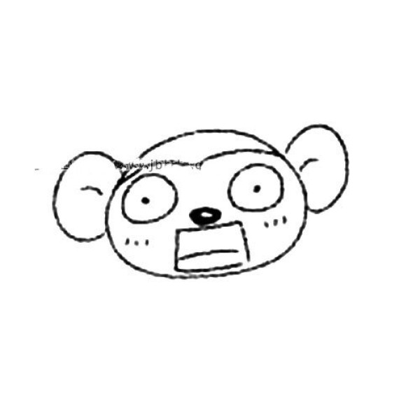 animal drawing monkey