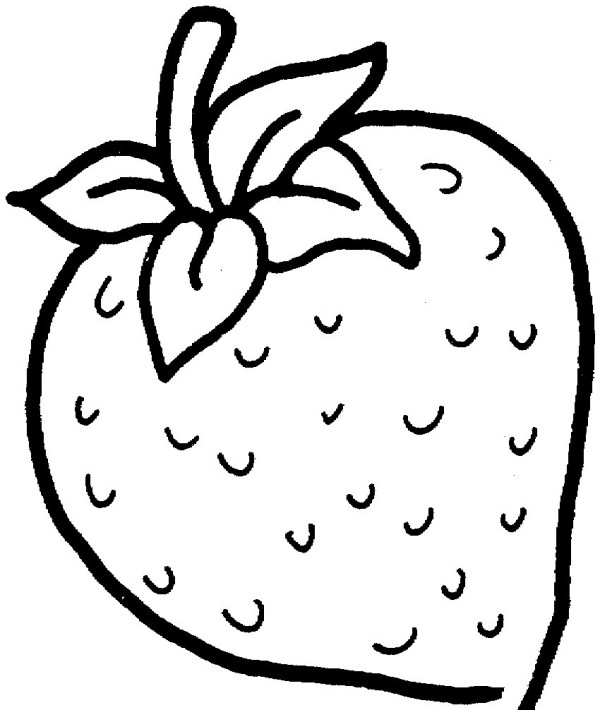 Super simple strawberry drawing method