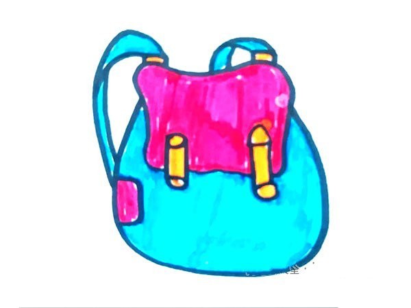 3 beautiful simple drawing pictures of small schoolbags