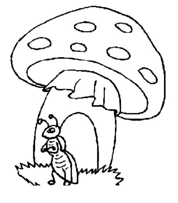 Cartoon building simple drawing collection Mushroom house simple drawing