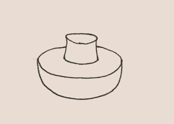 Simple drawing of hot pot