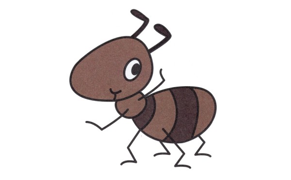 How to draw cute little ants in simple strokes