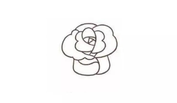 Simple drawing tutorial｜Pink roses